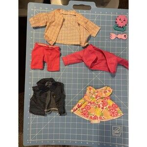 Baby Alive Doll Smacking Sarah Clothes Outfits Sun Rattle Fork Lot of 7 Items